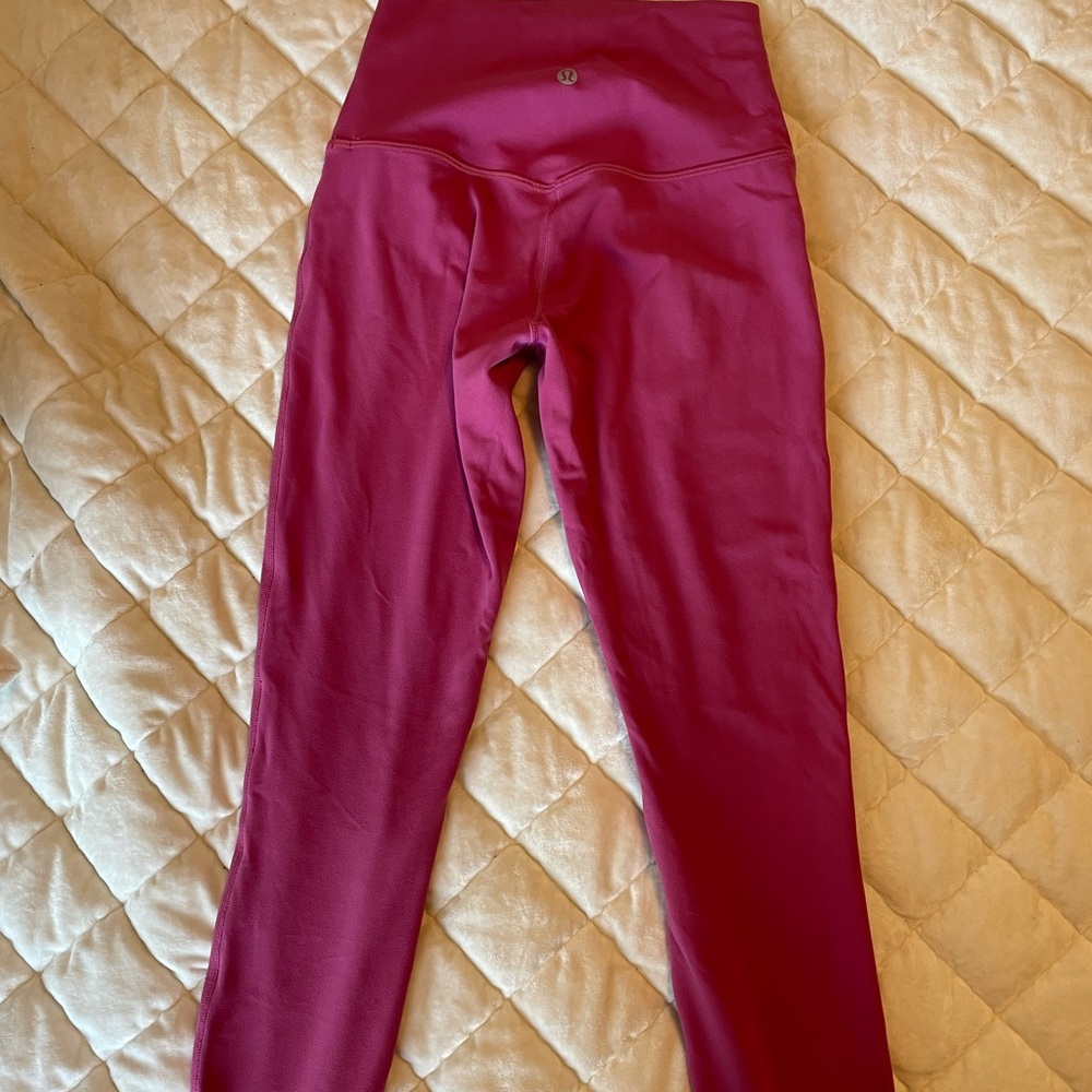 Lululemon Align leggings in Pink Lychee